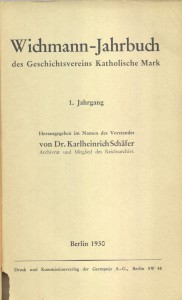 Wichmann-Jahrbuch 1 (1930)